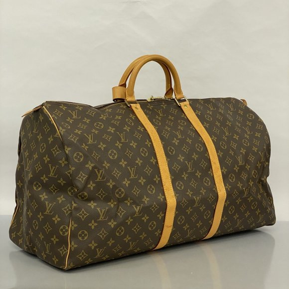 LOUIS VUITTON Monogram Keepall 60 M41422 Brown Boston Bag - Picture 2 of 11